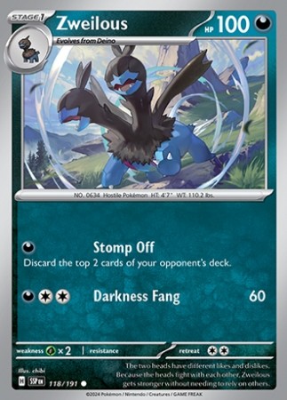 Surging Sparks 118/191 Zweilous - Reverse Holo