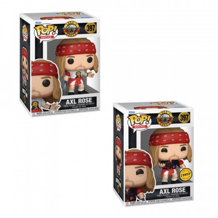 Guns N Roses POP! Rocks Axel Rose(1992) Vinyl Figures 397 - Mulighet for chase