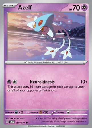 Surging Sparks 80/191 Azelf - Reverse Holo