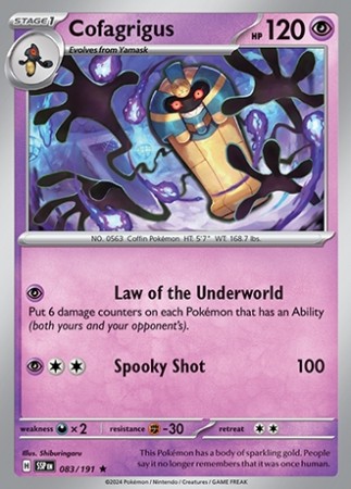 Surging Sparks 83/191 Cofagrigus - Reverse Holo