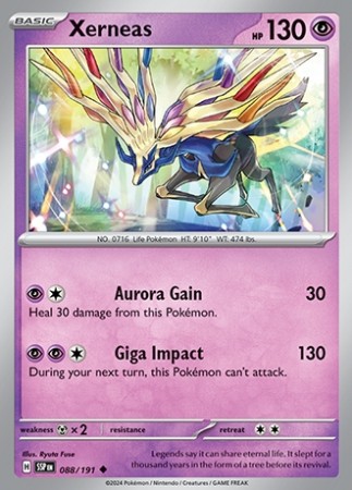 Surging Sparks 88/191 Xerneas - Reverse Holo