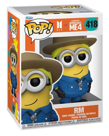 Minions x BTS POP! Rocks RM Vinyl Figure 418