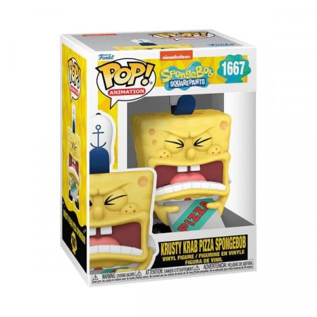 SpongeBob SquarePants 25th Anniversary POP! SB w/Pizza Vinyl Figure 1667