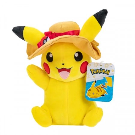 Pokemon Bamse Pikachu Solhatt 20 cm