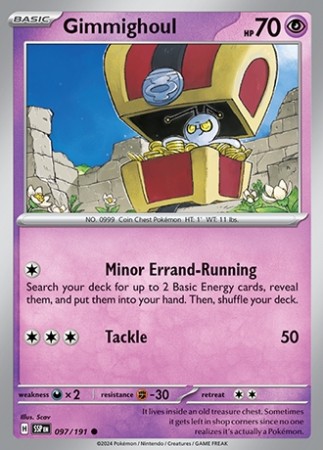 Surging Sparks 97/191 Gimmighoul - Reverse Holo