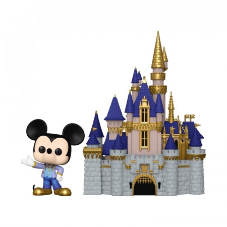 Town Walt Disney World 50th Castle & Mickey Figure 26