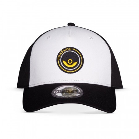 Pokemon Caps Curved Bill Pokeball white 