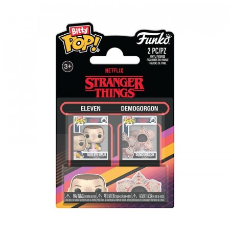 Stranger Things Bitty POP! Vinyl Figure 2-Pack Eleven and Demogorgon 2,5 cm - Forventet Oktober