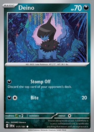 Surging Sparks 117/191 Deino - Reverse Holo