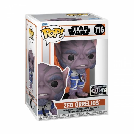 Star Wars: The Mandalorian Zeb Orrelios Funko Pop! Vinyl Figure 716 - Entertainment Earth Exclusive