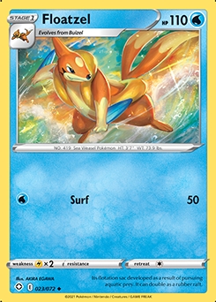Shining fates 23/72 Floatzel