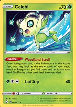 Shining fates 3/72 Celebi - Rare
