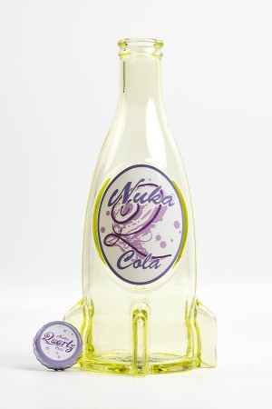 Fallout Bottle Series Glass Flaske & Cap Nuka Quartz