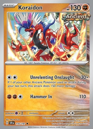 Surging Sparks 116/191 Koraidon - Reverse Holo