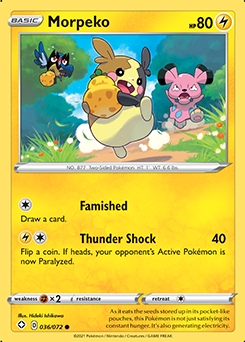 Shining fates 36/72 Morpeko