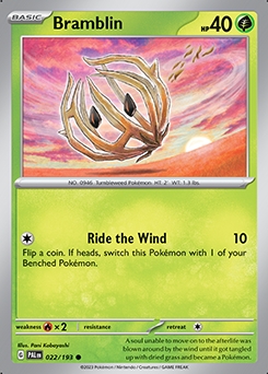 Paldea Evolved 22/193 Bramblin - Reverse Holo