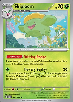 Paldea Evolved 2/193 Skiploom