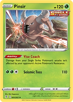 ﻿Evolving Skies 1/203 Pinsir - Rare