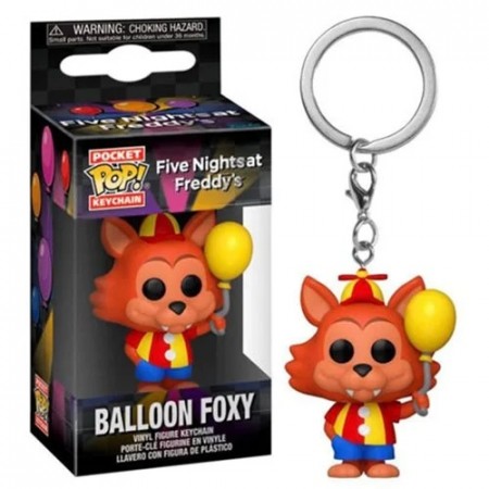 Five Nights at Freddy's Balloon Foxy Pocket Pop! Key Chain