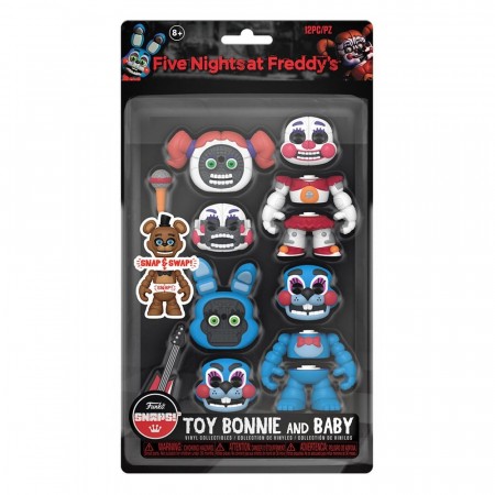 Five Nights at Freddy's Snap Action Figures Toy Bonnie & Baby