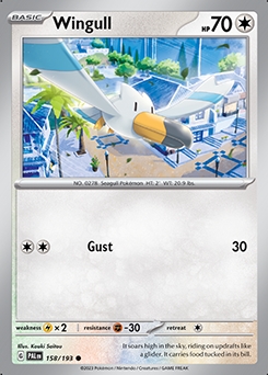 Paldea Evolved 158/193 Wingull - Reverse Holo