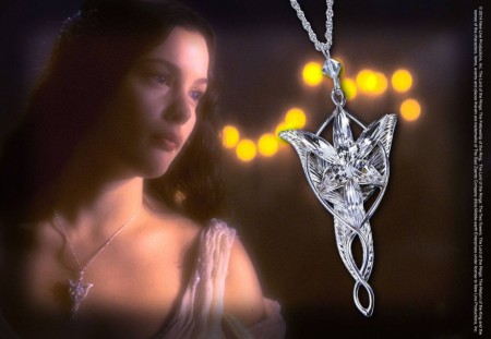 Lord of the Rings Pendant Arwens Evenstar (Sterling Silver)