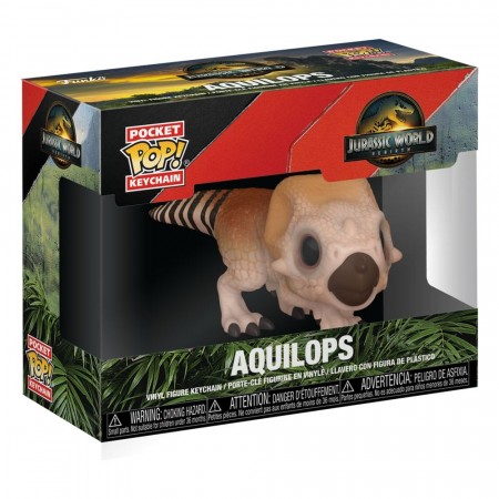 Jurassic World Rebirth Pocket POP! Vinyl Keychains 4 cm Aquilops