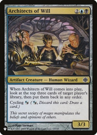 Architects of Will 17/145 List Card