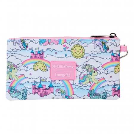 Loungefly My Little Pony Sky Scene zipper wrislet wallet