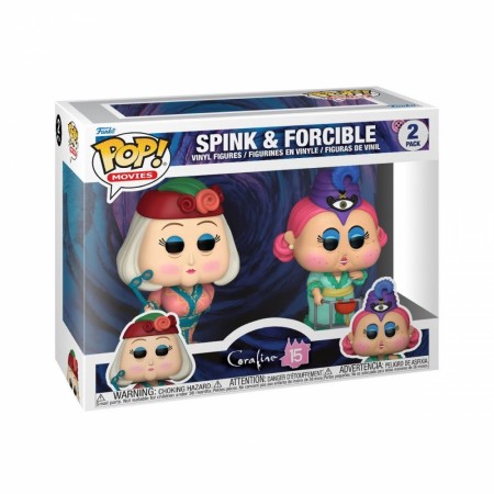 Coraline 15th Anniversary Spink and Forcible Funko Pop! Vinyl Figure 2-Pack