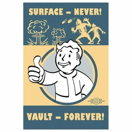 Fallout Surface - Never! Vault - Forever! Tin-skilt Replica