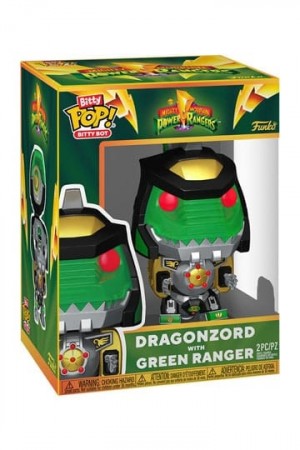 Hasbro Bitty POP! Bots Figure PR- Dragon Zord w/GR Ranger 11,7 cm - Forventet Februar