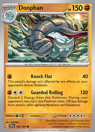 Surging Sparks 103/191 Donphan - Reverse Holo