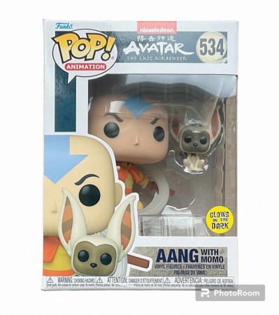 Funko! POP Vinyl Avatar Aang w. Momo GITD Vinyl Figure 534 - Exclusive