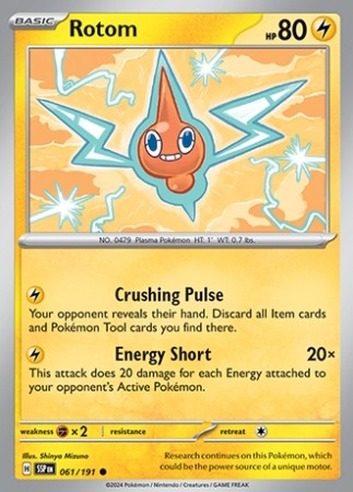 Surging Sparks 61/191 Rotom - Reverse Holo
