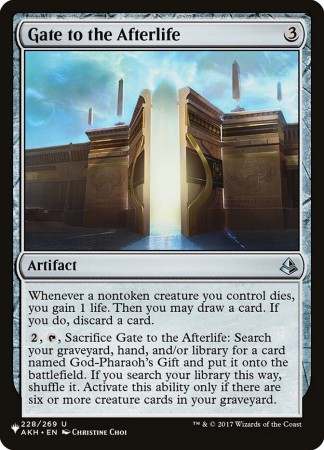 Gate to the Afterlife 228/269 List Card