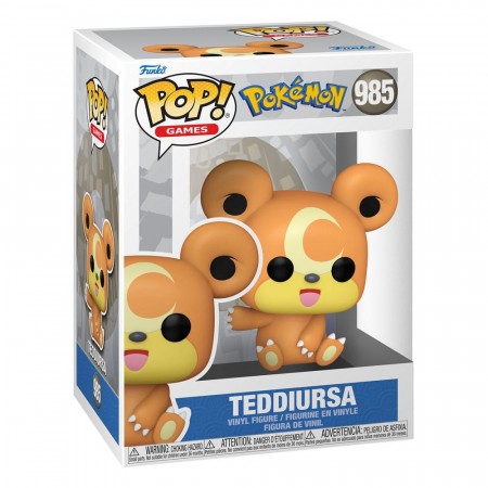 Pokemon POP! Games Teddiursa Vinyl Figure 985