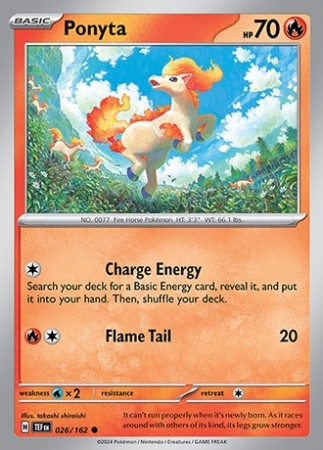 Temporal Forces 26/162 Ponyta