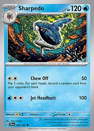 Temporal Forces 43/162 Sharpedo