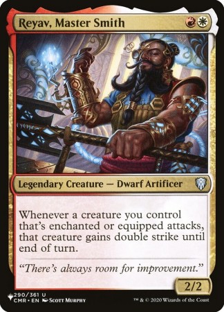 Reyav, Master Smith 290/361 List Card