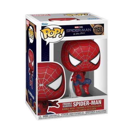Spider-Man: No Way Home Friendly Neighborhood Spider-Man Leaping Pop! Vinyl Figure 1158