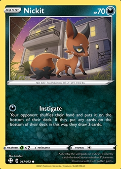 Shining fates 47/72 Nickit