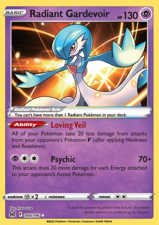 Lost Origin 69/196 Radiant Gardevoir