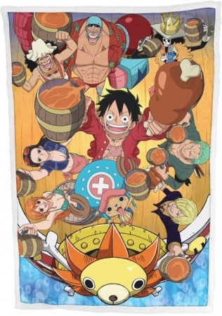One Piece Fleecepledd Ver. 3 – 100 x 150 cm - Forventet Mai
