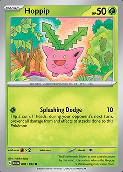 ﻿Paldea Evolved 1/193 Hoppip - Reverse Holo