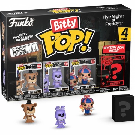 Five Nights at Freddy's Freddy Bitty Pop! Mini-Figure 4-Pack