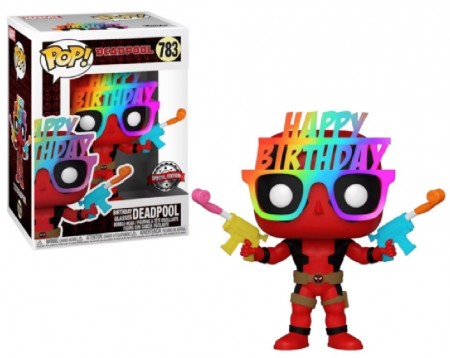 Deadpool POP! Marvel 30th Birthday Glasses Deadpool Vinyl figure 783
