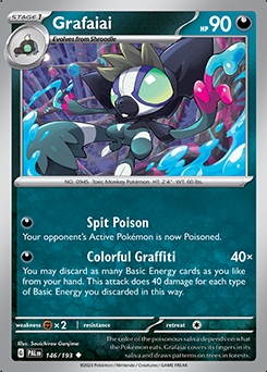Paldea Evolved 146/193 Grafaiai - Reverse Holo