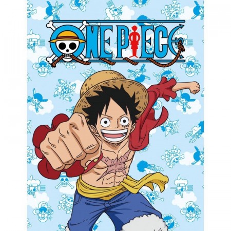 One Piece Fleecepledd – Luffy (100 x 150 cm) - Forventet Mai