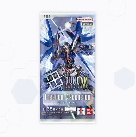 Gundam Card Game Freedom Ascension GD05 Booster Pack – 12 kort